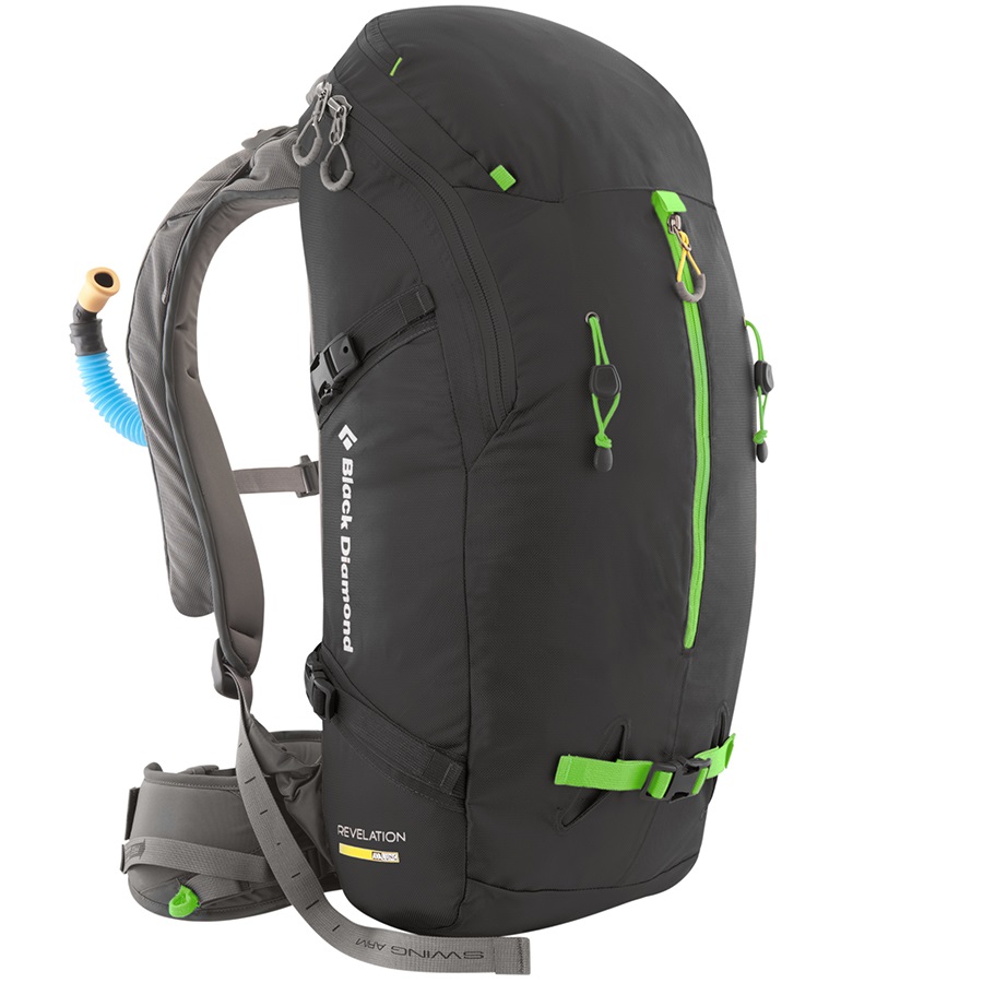 Black Diamond Revelation Avalung Ski/Snowboard Backpack, S/M, Black